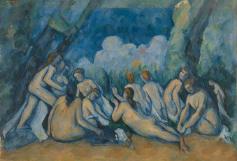 Paul Cézanne<br>Bathers (Les Grandes Baigneuses)