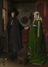 Jan van Eyck<br>Portrait of Giovanni Arnolfini and his Wife