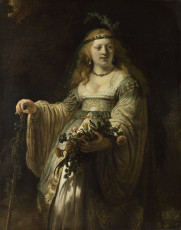 Rembrandt<br>Saskia van Uylenburgh in Arcadian Costume