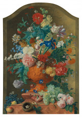 Jan van Huysum<br>Flowers in a Terracotta Vase