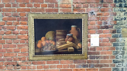 Still Life with Oranges and Walnuts is on show at the Red Lion on Brook Street