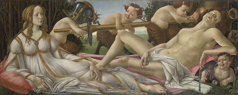 Sandro Botticelli Venus and Mars, 1485