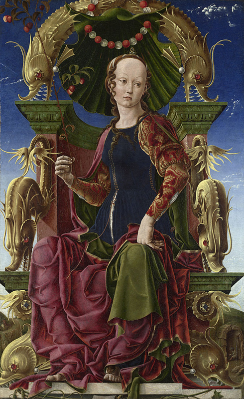 Cosimo Tura A Muse (Calliope?), 1455-60