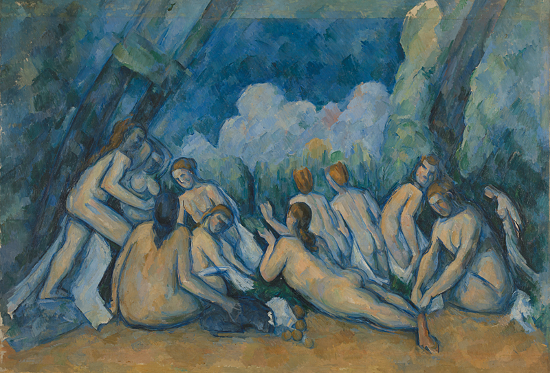 Paul Cézanne Bathers (Les Grandes Baigneuses), 1894-1905, © National Gallery, London