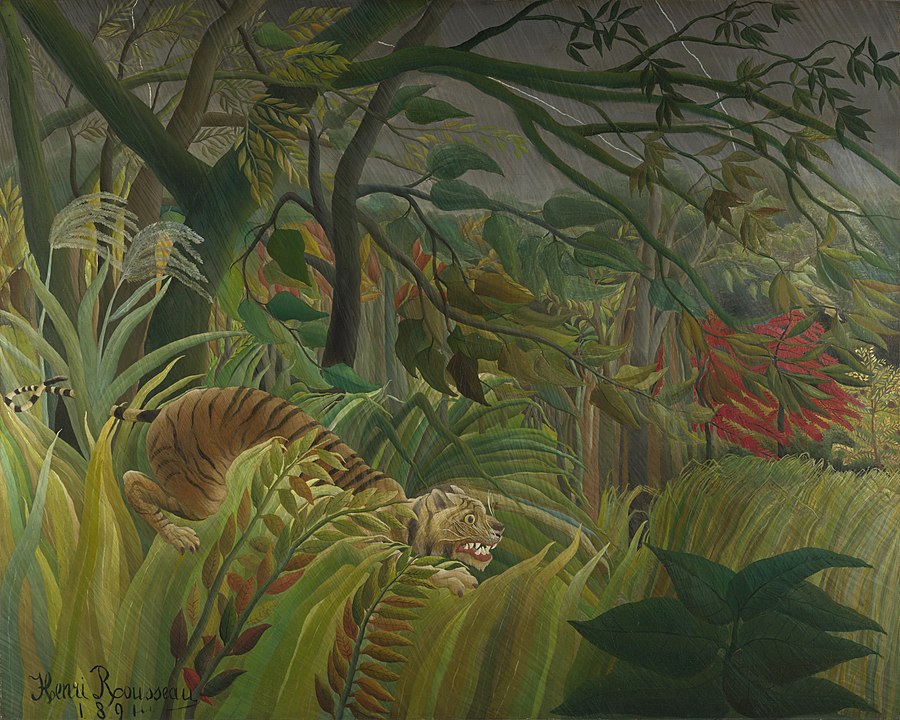 Rousseau, Tiger in a Tropical Storm (Surprised!)