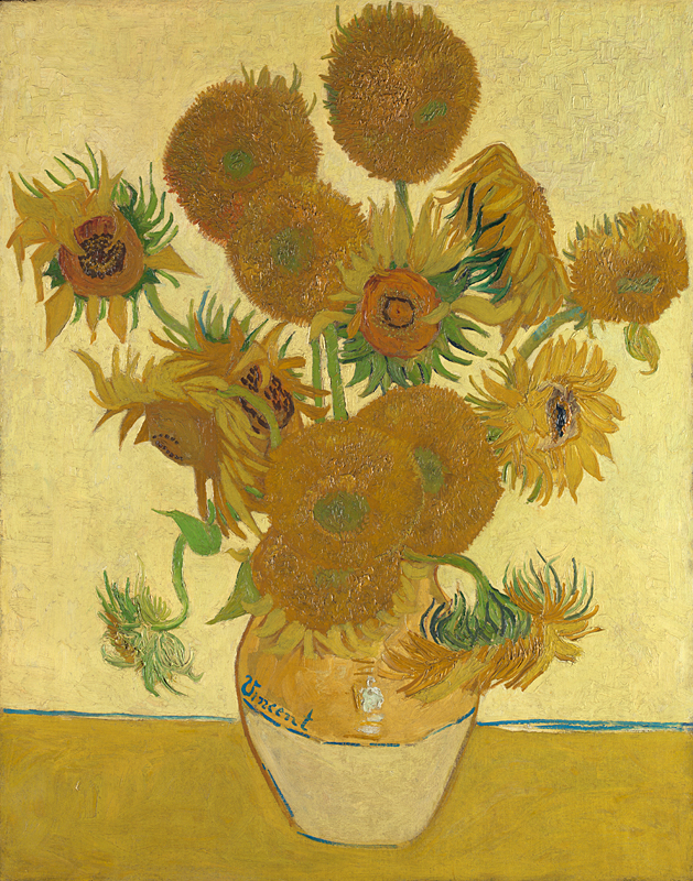 Vincent van Gogh Sunflowers 1888